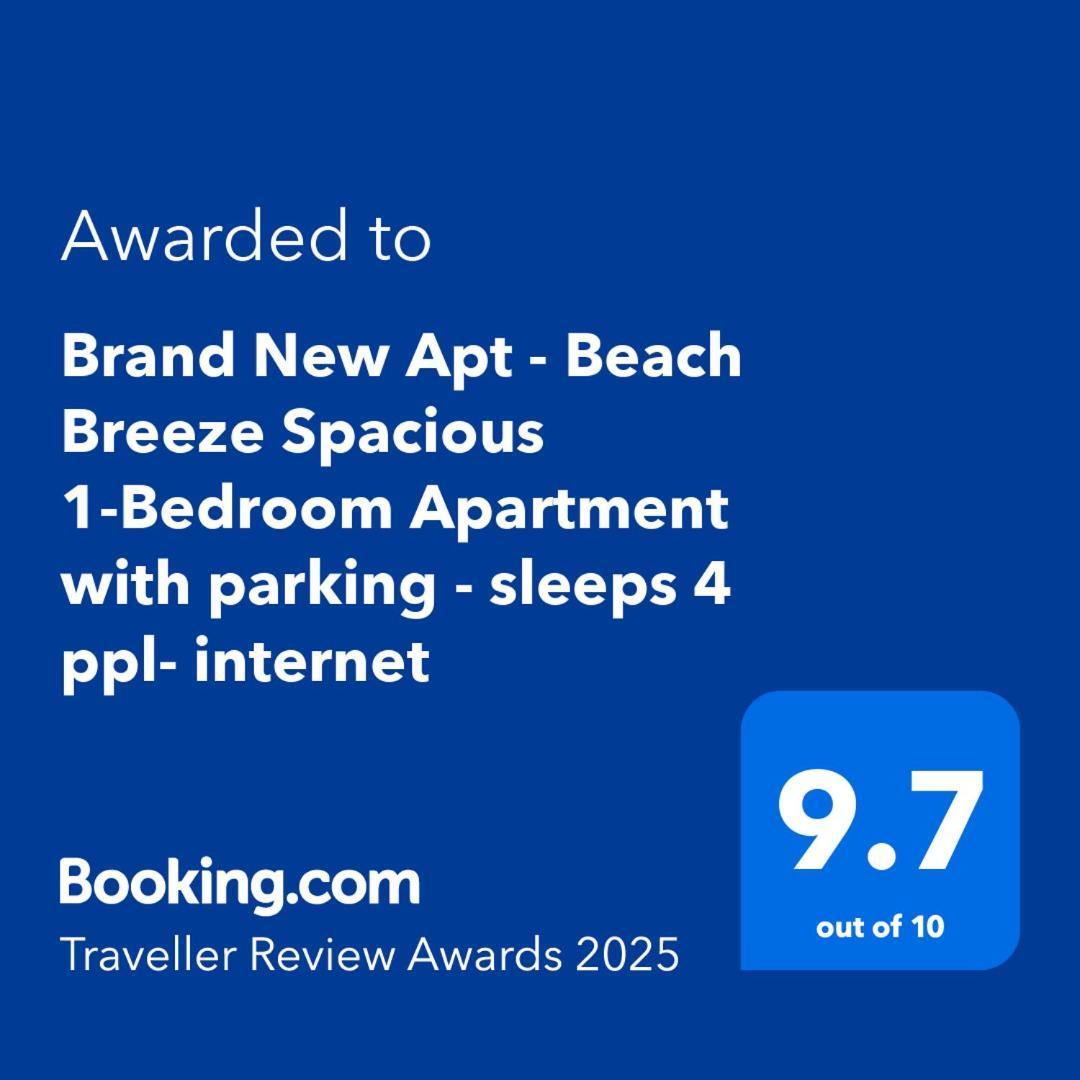 Brand New Apt - Beach Breeze Spacious 1-Bedroom Apartment With Parking - Sleeps 4 Ppl- Internet Bournemouth Ngoại thất bức ảnh